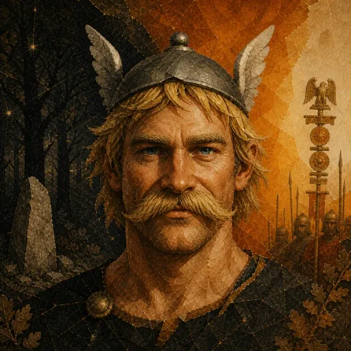 Portrait symbolique de Astérix