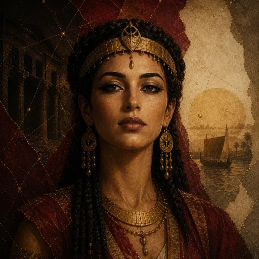 Portrait symbolique de Cléopâtre VII