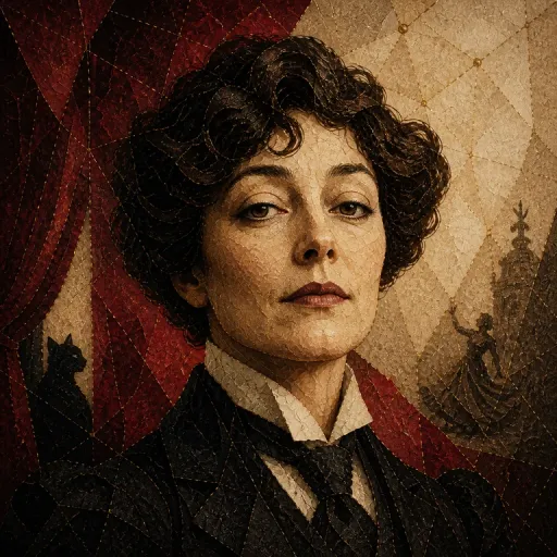 Portrait symbolique de Colette