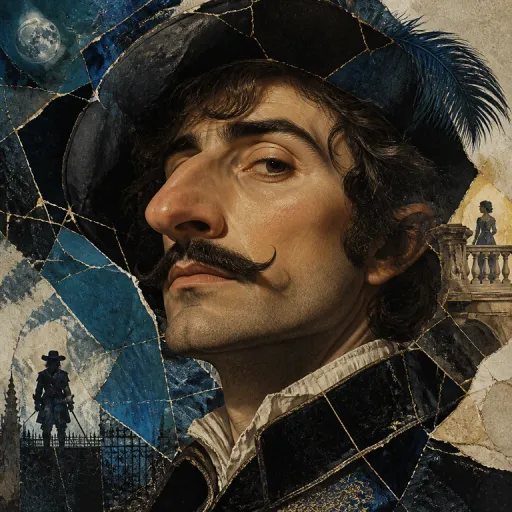 Portrait symbolique de Cyrano de Bergerac
