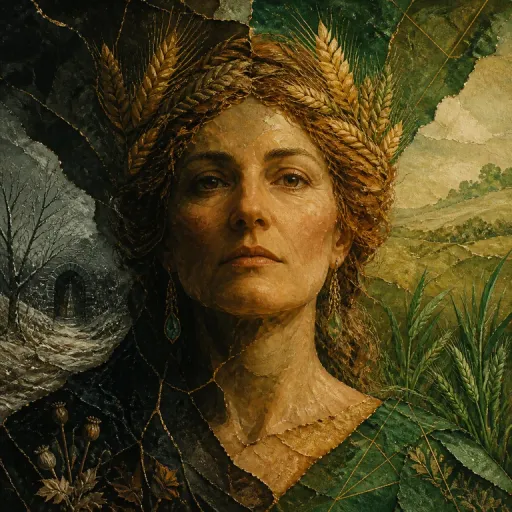 Portrait symbolique de Déméter