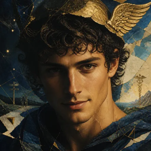 Portrait symbolique de Hermès