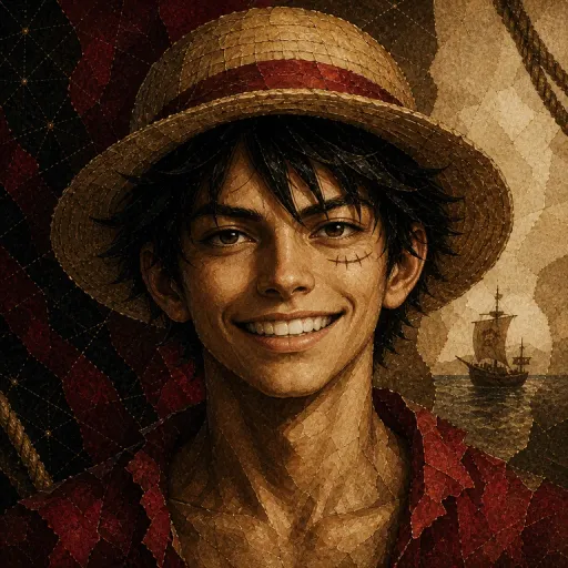 Portrait symbolique de Monkey D. Luffy