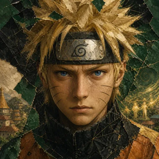 Portrait symbolique de Naruto Uzumaki