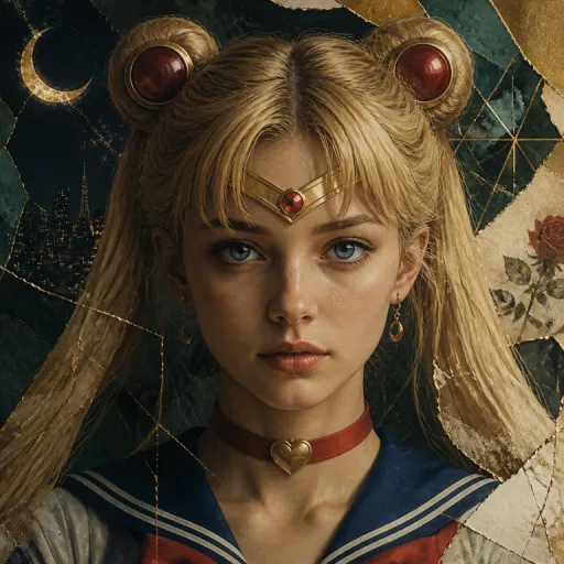 Portrait symbolique de Sailor Moon