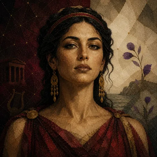 Portrait symbolique de Sappho