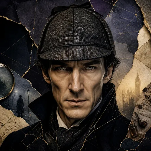 Portrait symbolique de Sherlock Holmes