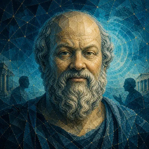 Portrait symbolique de Socrate
