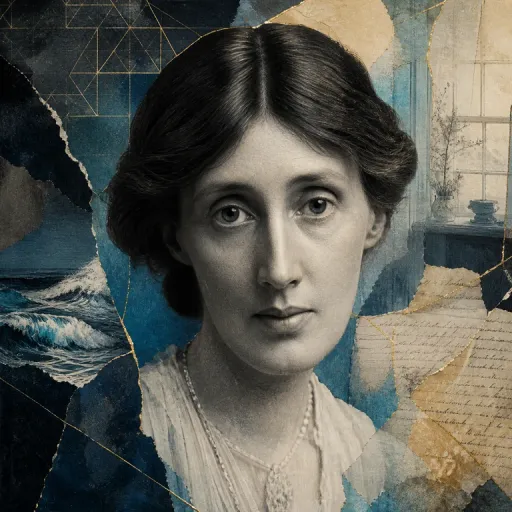 Portrait symbolique de Virginia Woolf